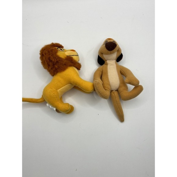 Disney Lion King‎ Plush Set Simba and Timon Stuffed Animals Toy Collectible - Picture 1 of 5